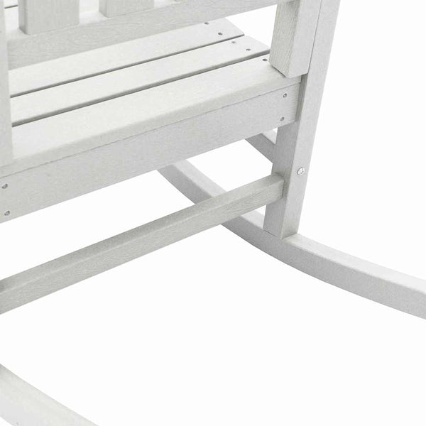 Keinutuoli 3 pcs Valkoinen Polyeteeni