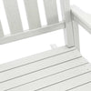 Keinutuoli 3 pcs Valkoinen Polyeteeni