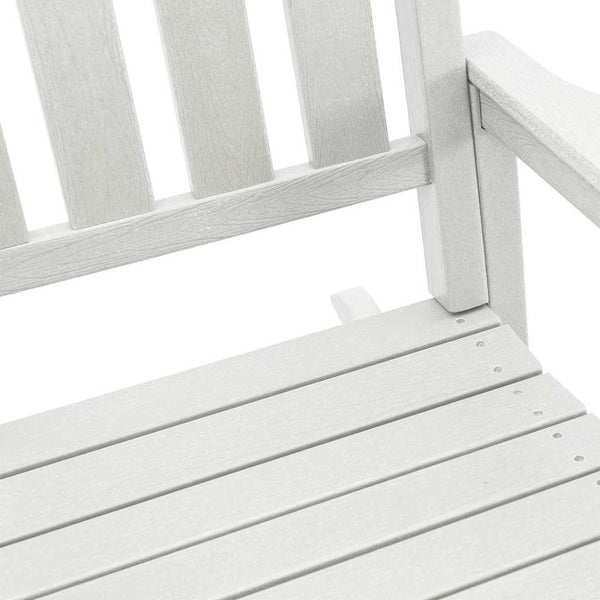 Keinutuoli 3 pcs Valkoinen Polyeteeni