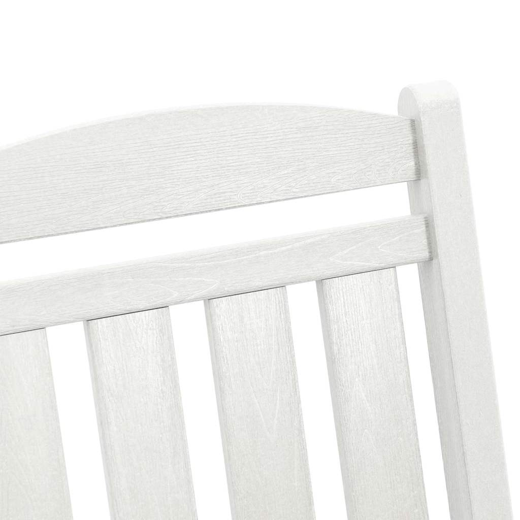 Keinutuoli 3 pcs Valkoinen Polyeteeni