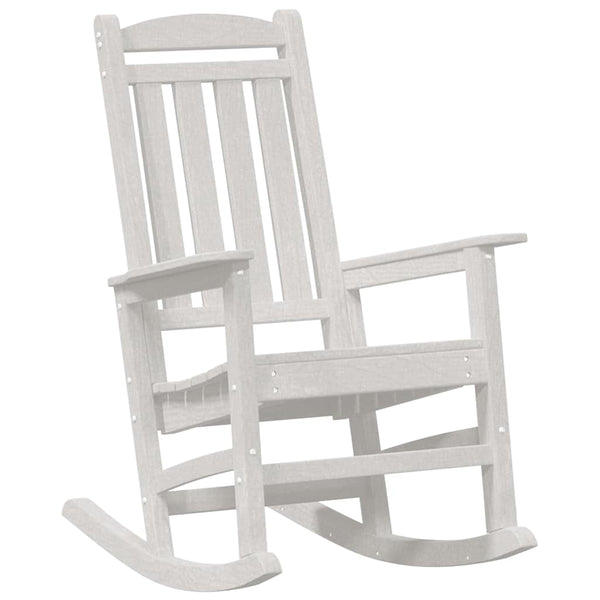 Keinutuoli 3 pcs Valkoinen Polyeteeni
