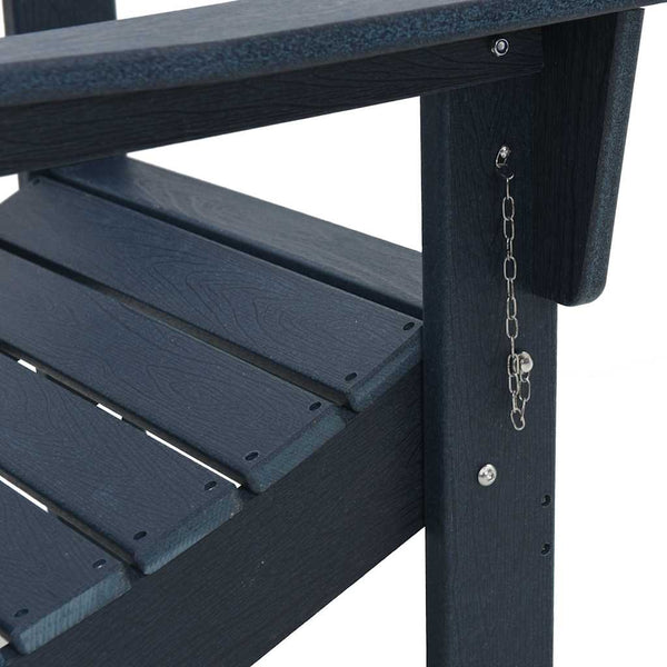 Puutarhan loungahuonekalut 2 pcs Laivastonsininen