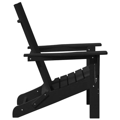 Musta puutarhan loungahuonekalut Angenel 74.5x80.5x90cm (2 pcs muovi)