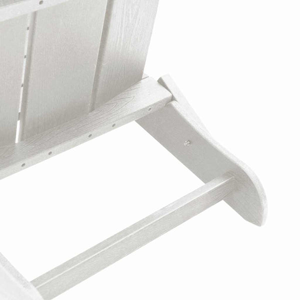 Puutarhan Tuoli 3 pcs Valkoinen 80.5 x 74.5 x 92 cm Polyeteeni