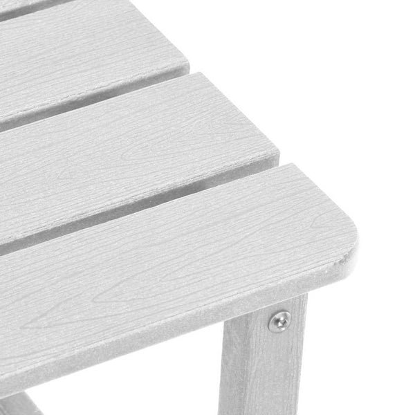 Puutarhan Tuoli 3 pcs Valkoinen Polyeteeni