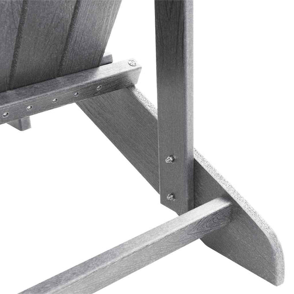 Puutarhan Tuoli 2 pcs Vaaleanharmaa 83 x 74 x 92 cm Polyeteeni