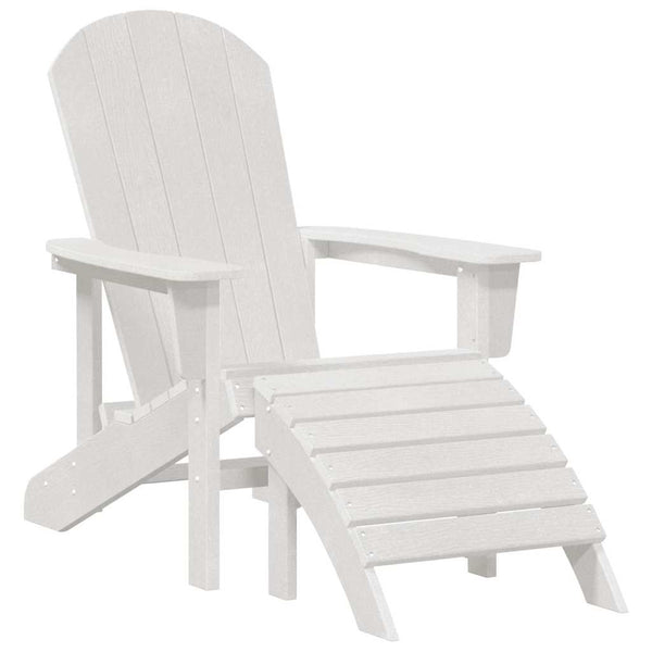 Puutarhan Tuoli 3 pcs Valkoinen Polyeteeni