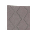 Kangaspääty Geometrinen päätyllä Harmaanruskea 100 cm kangas