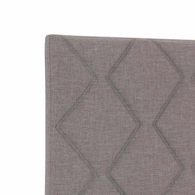 Kangaspääty Geometrinen päätyllä Harmaanruskea 100 cm kangas