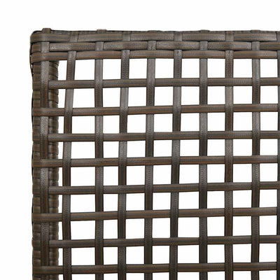 Ruskea puutarhan tuoli Livior 53x60x85cm (2 pcs polyrottinki)
