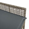 Harmaa puutarhan tuoli Jivorad 53x60x85cm (2 pcs polyrottinki)