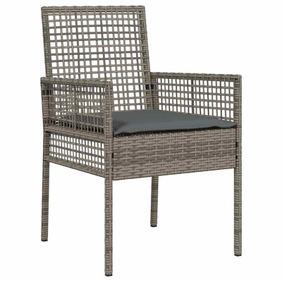 Harmaa puutarhan tuoli Jivorad 53x60x85cm (2 pcs polyrottinki)