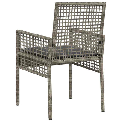 Harmaa puutarhan tuoli Jivorad 53x60x85cm (2 pcs polyrottinki)