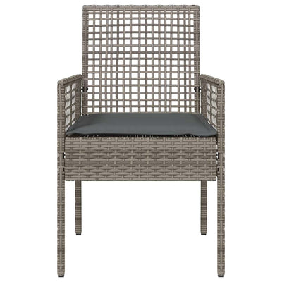 Harmaa puutarhan tuoli Jivorad 53x60x85cm (2 pcs polyrottinki)