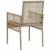 Beige puutarhan tuoli Angelichi 53x60x85cm (2 pcs polyrottinki)