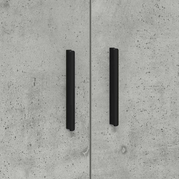 Säilytyskaappi Betoninharmaa 118 x 41 x 40 cm Tekninen puu