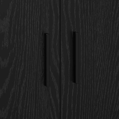 Musta tammi säilytyskaappi Xia 108x41x40cm (puinen)