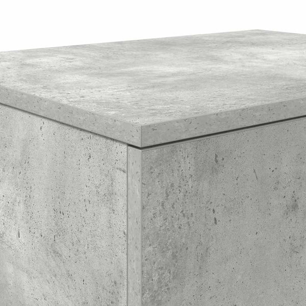 Säilytyskaappi Betoninharmaa 103 x 41 x 40 cm Tekninen puu