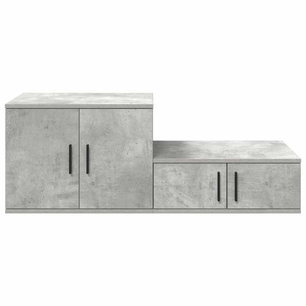 Säilytyskaappi Betoninharmaa 103 x 41 x 40 cm Tekninen puu