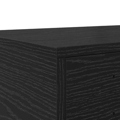 Musta tammi sängynaluslaatikot Valenas 120x36.5x16.5cm