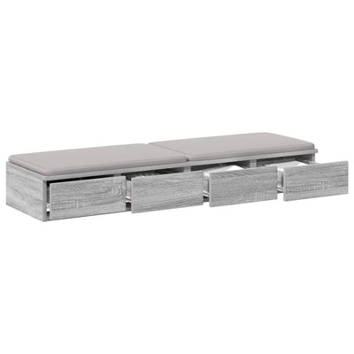 Harmaa sängynaluslaatikot Ilbolya 120x36.5x16.5cm