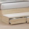 Sängynaluslaatikot Sonoman tammi 75 x 36,5 x 16,5 cm