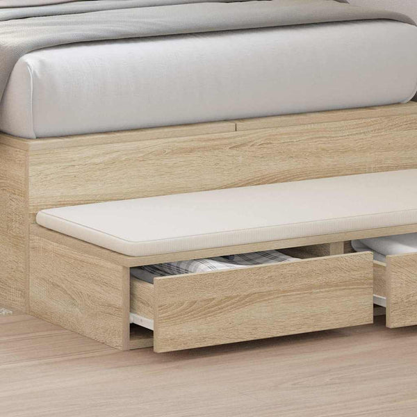 Sängynaluslaatikot Sonoman tammi 75 x 36,5 x 16,5 cm