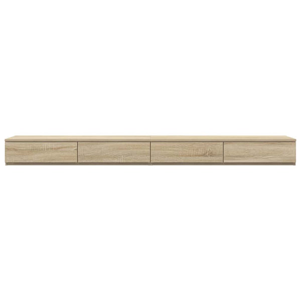 Sängynaluslaatikot Sonoman tammi 180 x 36,5 x 16,5 cm