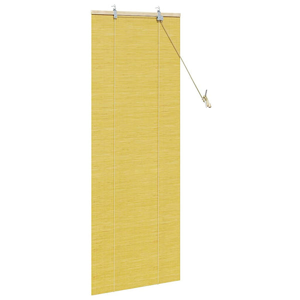 Rullaverho Keltainen 60 x 160 cm Bambu