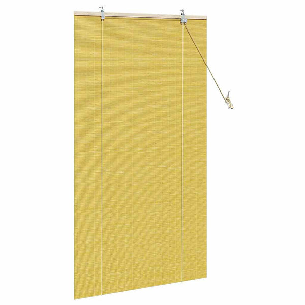 Rullaverho Keltainen 80 x 160 cm Bambu