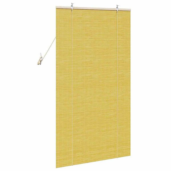 Rullaverho Keltainen 80 x 160 cm Bambu