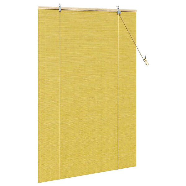 Rullaverho Keltainen 120 x 160 cm Bambu