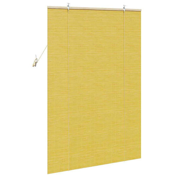 Rullaverho Keltainen 120 x 160 cm Bambu