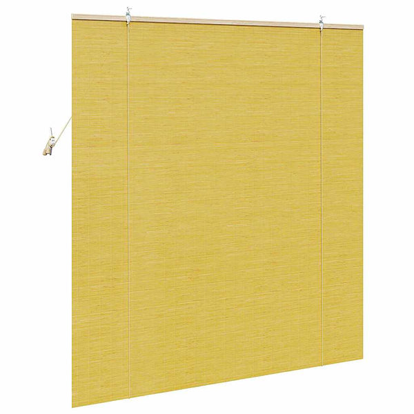 Rullaverho Keltainen 150 x 160 cm Bambu
