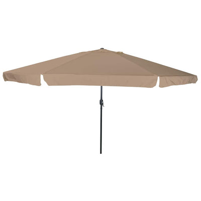 Puutarhavarjo Taupe ja Musta 395 x 395 x 245 cm