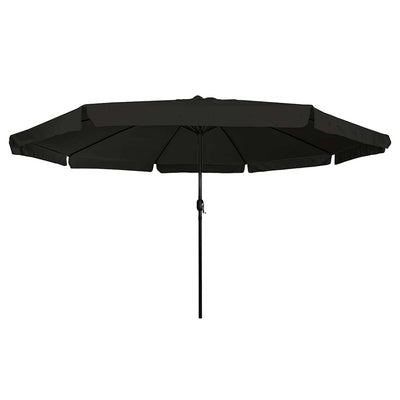 Puutarhavarjo Musta 395 x 395 x 245 cm Polyesteri ja teräs