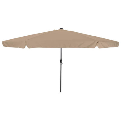 Puutarhavarjo LED -nauhavalot Taupe ja Musta 395 x 395 x 245 cm