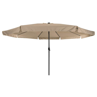 Puutarhavarjo LED -nauhavalot Taupe ja Musta 395 x 395 x 245 cm