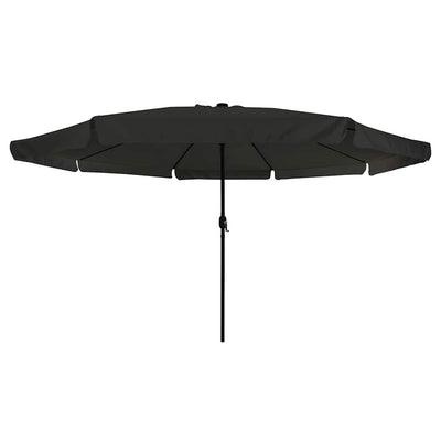 Puutarhavarjo Musta 395 x 395 x 245 cm Polyesteri ja teräs