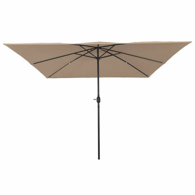 Puutarhavarjo Taupe ja Musta 295 x 295 x 245 cm