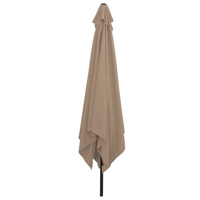 Puutarhavarjo Taupe ja Musta 295 x 295 x 245 cm