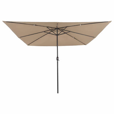 Puutarhavarjo Taupe ja Musta 295 x 295 x 245 cm