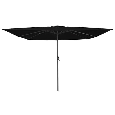 Puutarhavarjo Musta 295 x 295 x 245 cm Polyesteri ja teräs