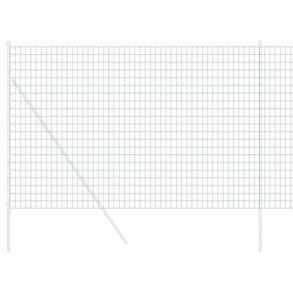 Euroaita 1,6 x 10 m PVC-pintainen rauta Vihreä