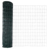 Euroaita 1,2 x 10 m PVC-pintainen rauta Vihreä