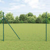 Euroaita 1,6 x 10 m PVC-pintainen rauta Vihreä