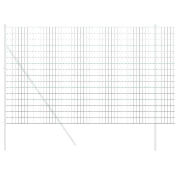 Euroaita 1,6 x 10 m PVC-pintainen rauta Vihreä
