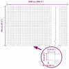 Euroaita 1,2 x 25 m PVC-pintainen rauta Vihreä