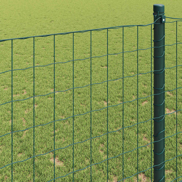Euroaita 1,2 x 25 m PVC-pintainen rauta Vihreä