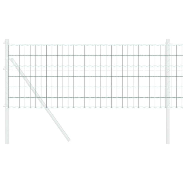 Euroaita 0,8 x 25 m PVC-pintainen rauta Vihreä